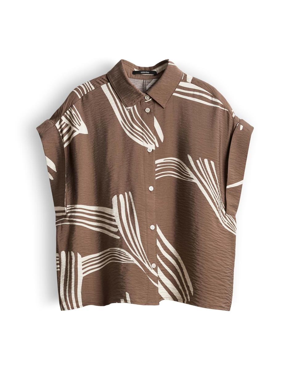 SOMEDAY Blouse 10566314184442 Bruin 1