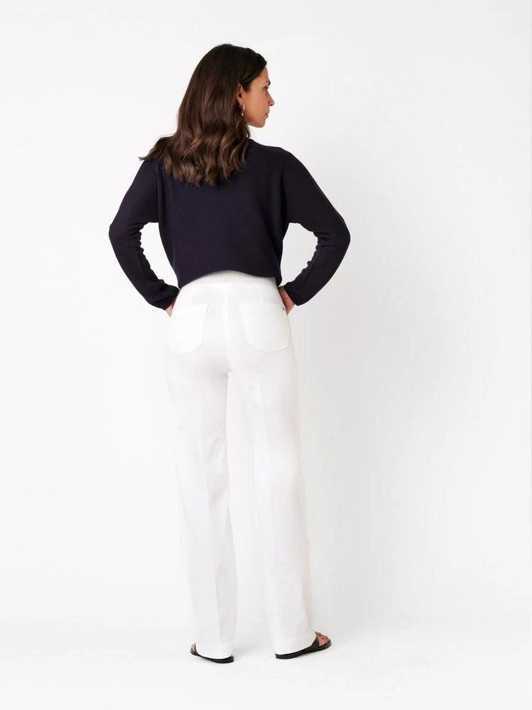 TONI Pantalon Jenny Wide Leg 11-32/1213-64 Wit 3