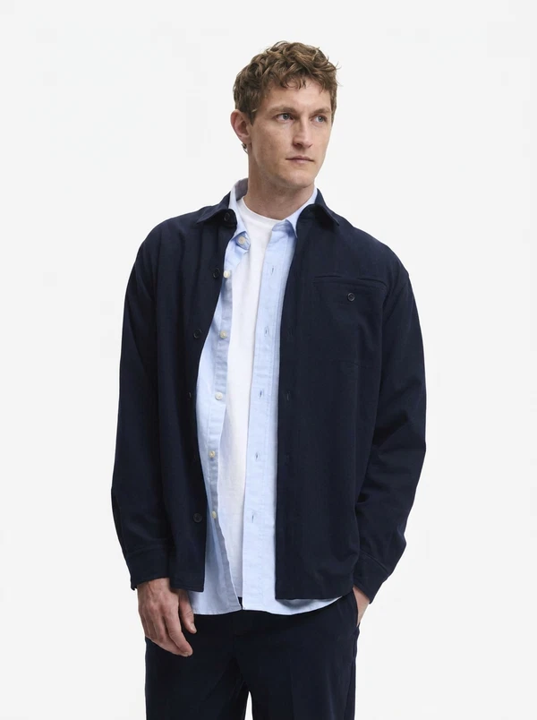 The GoodPeople Overhemd Seppe Blauw 1