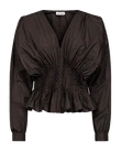 Copenhagen Muse Blouse Poplin Bruin 1