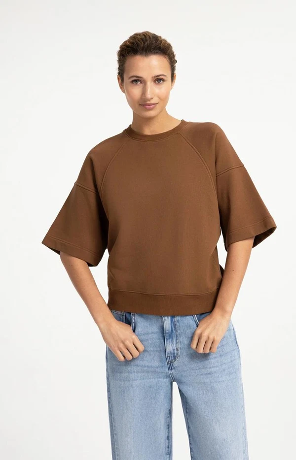 YAYA Sweater 01-109126-608 Bruin 1