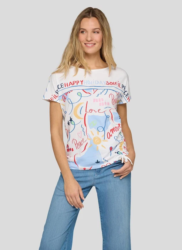 Rabe T-Shirt 56-124324 Wit 1