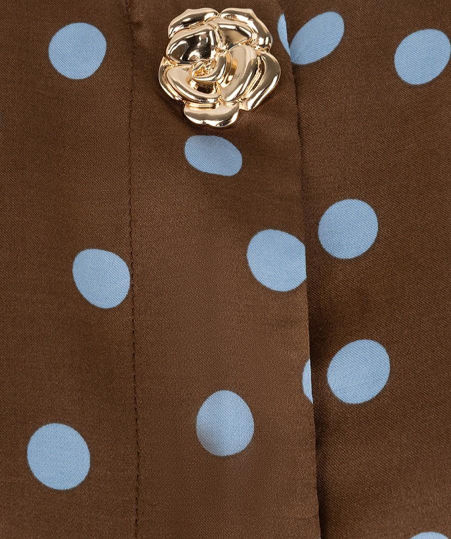 EsQualo Blouse W26.10702 Bruin 4