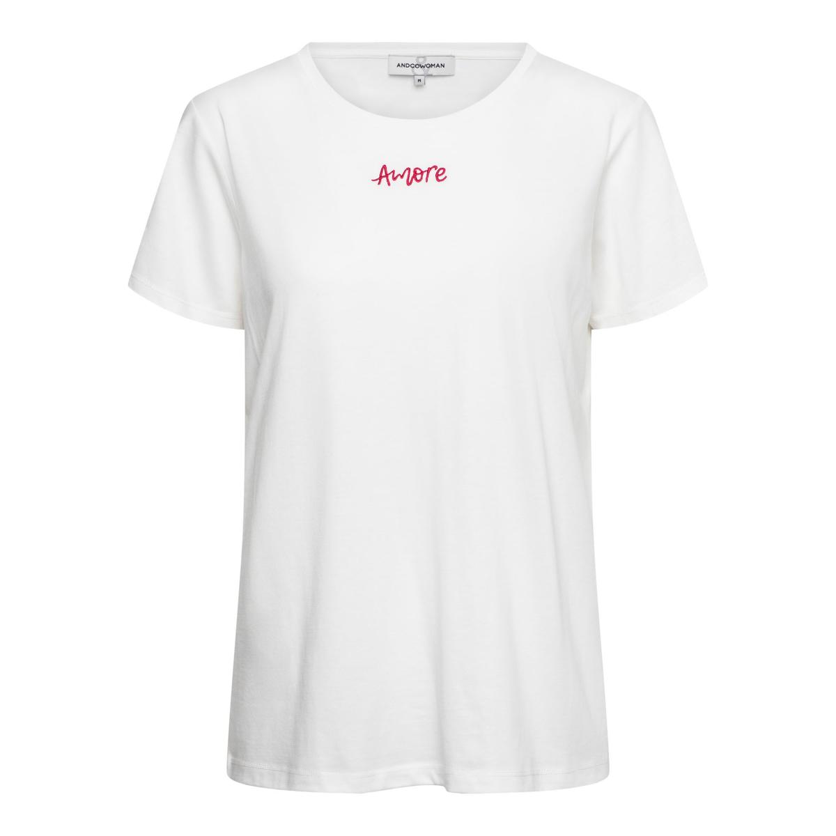 &Co Woman T-Shirt Amore Off-White 2