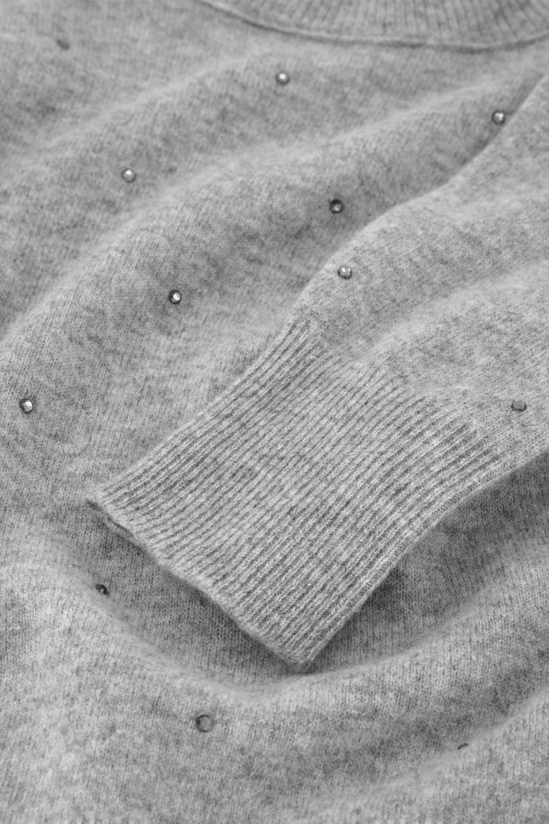 Fabienne Chapot Trui Lidi Rhinestone Grijs 3