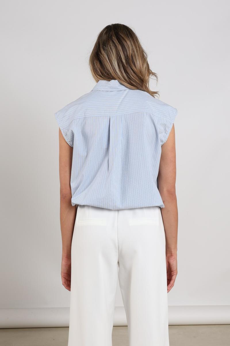 NUKUS Blouse Abby Blauw 3