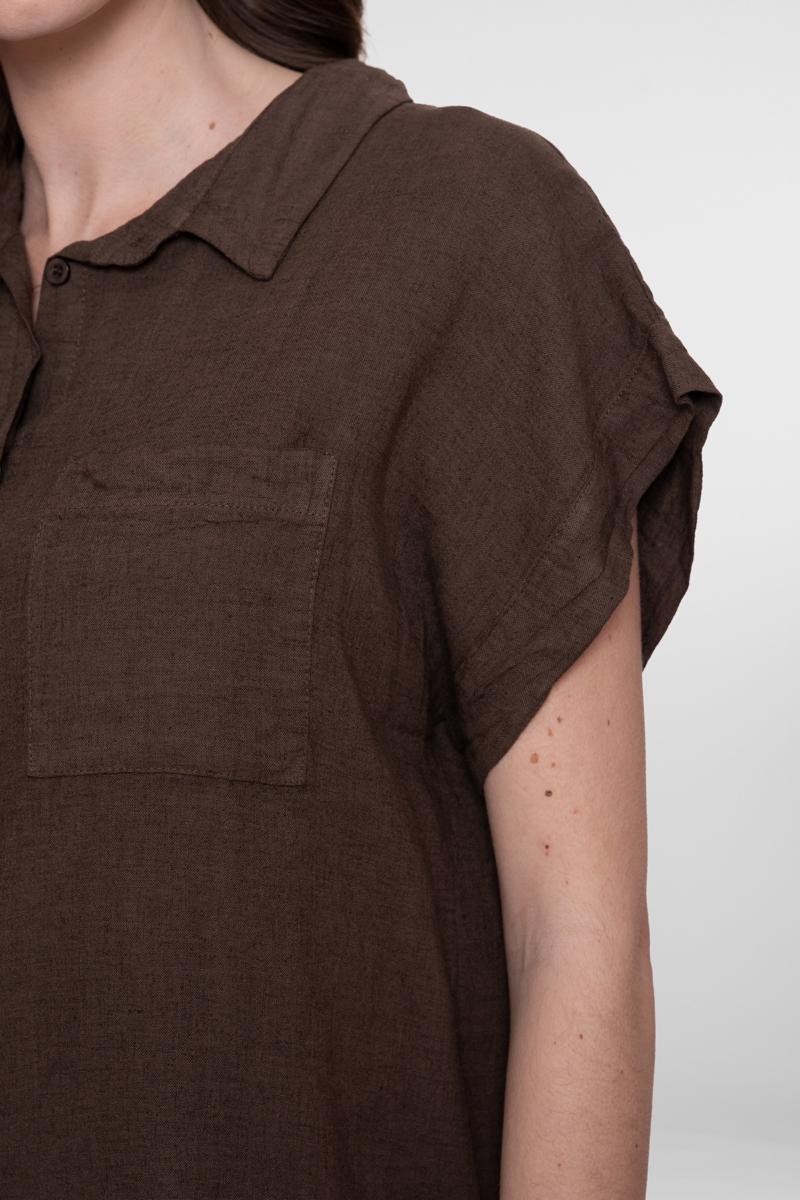 Geisha Blouse 63166-70 Bruin 5