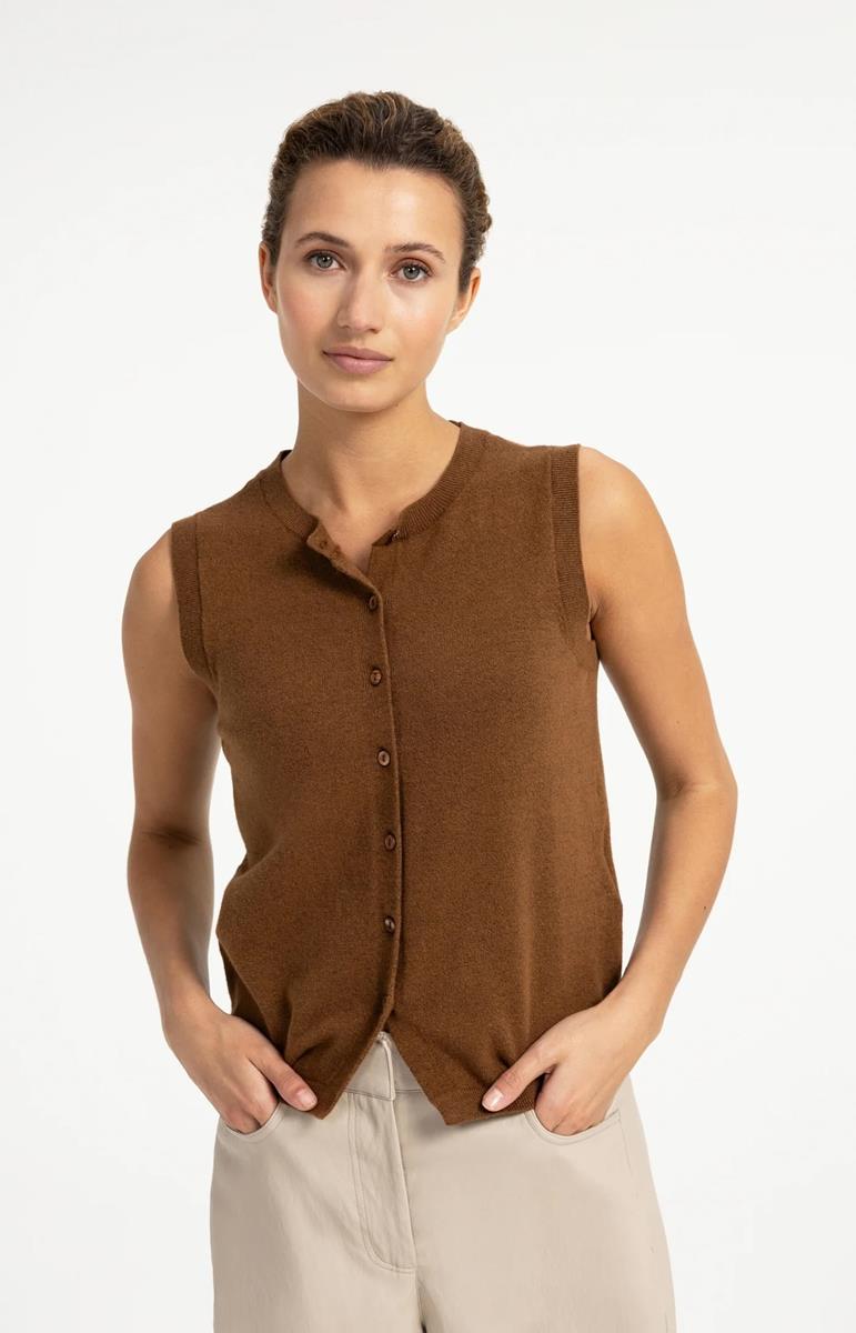 YAYA Vest 01-010170-608 Bruin 1