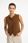 YAYA Vest 01-010170-608 Bruin 1