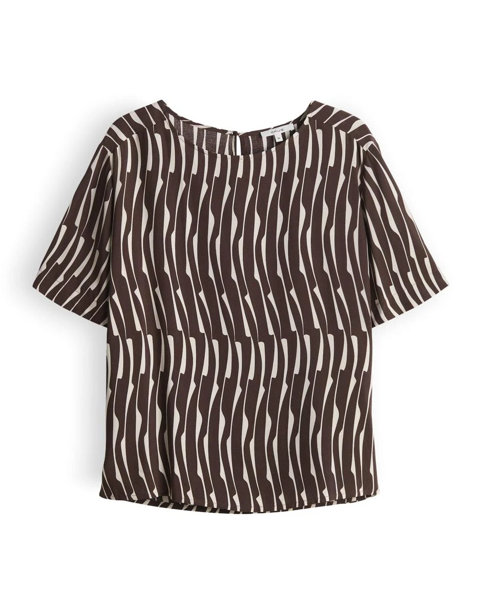 OPUS Blouse Ferona Bamboo Bruin 2
