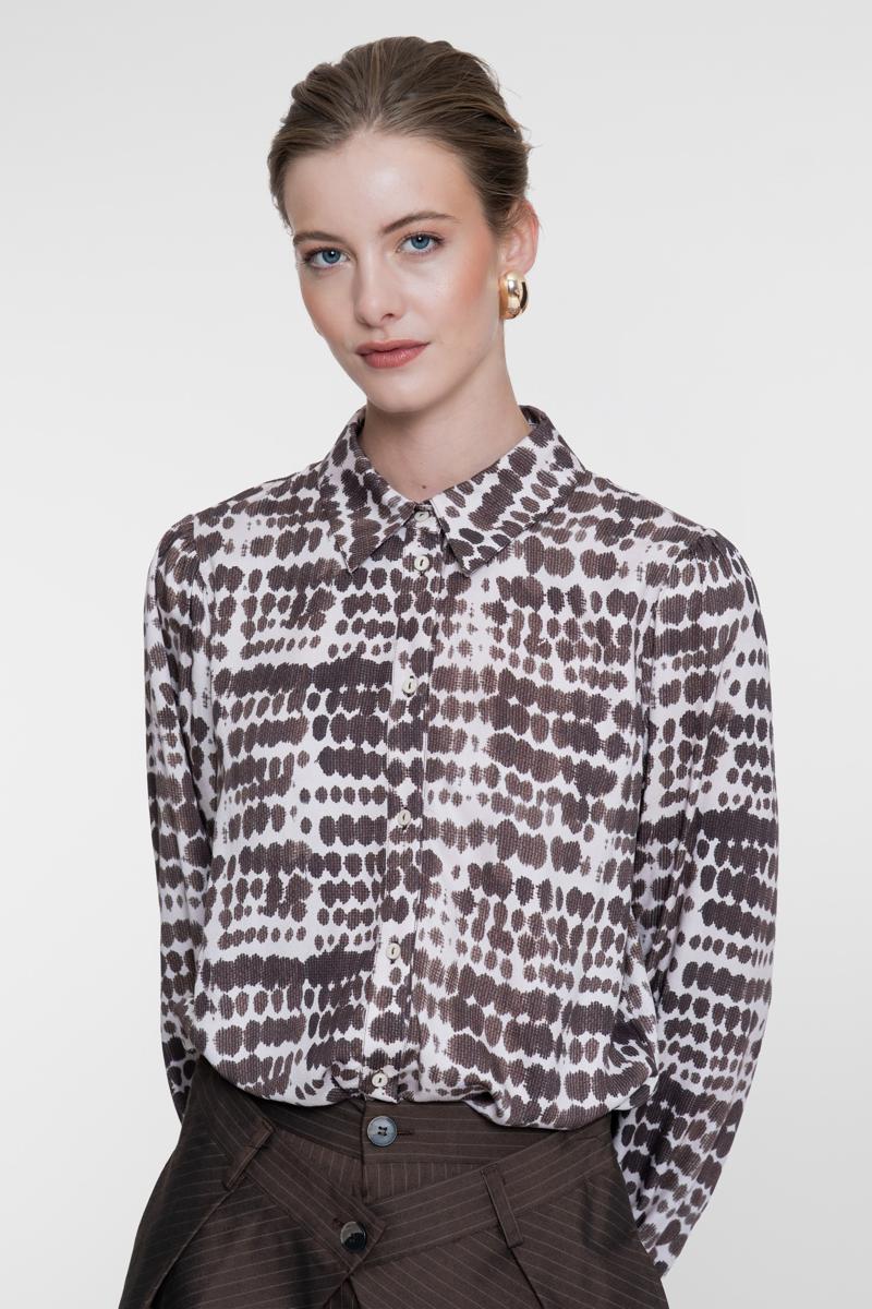 Geisha Blouse 63696-20 Bruin 6