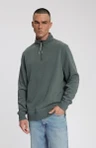 Law of the Sea Sweater Mind Soft Half Zip Groen 1