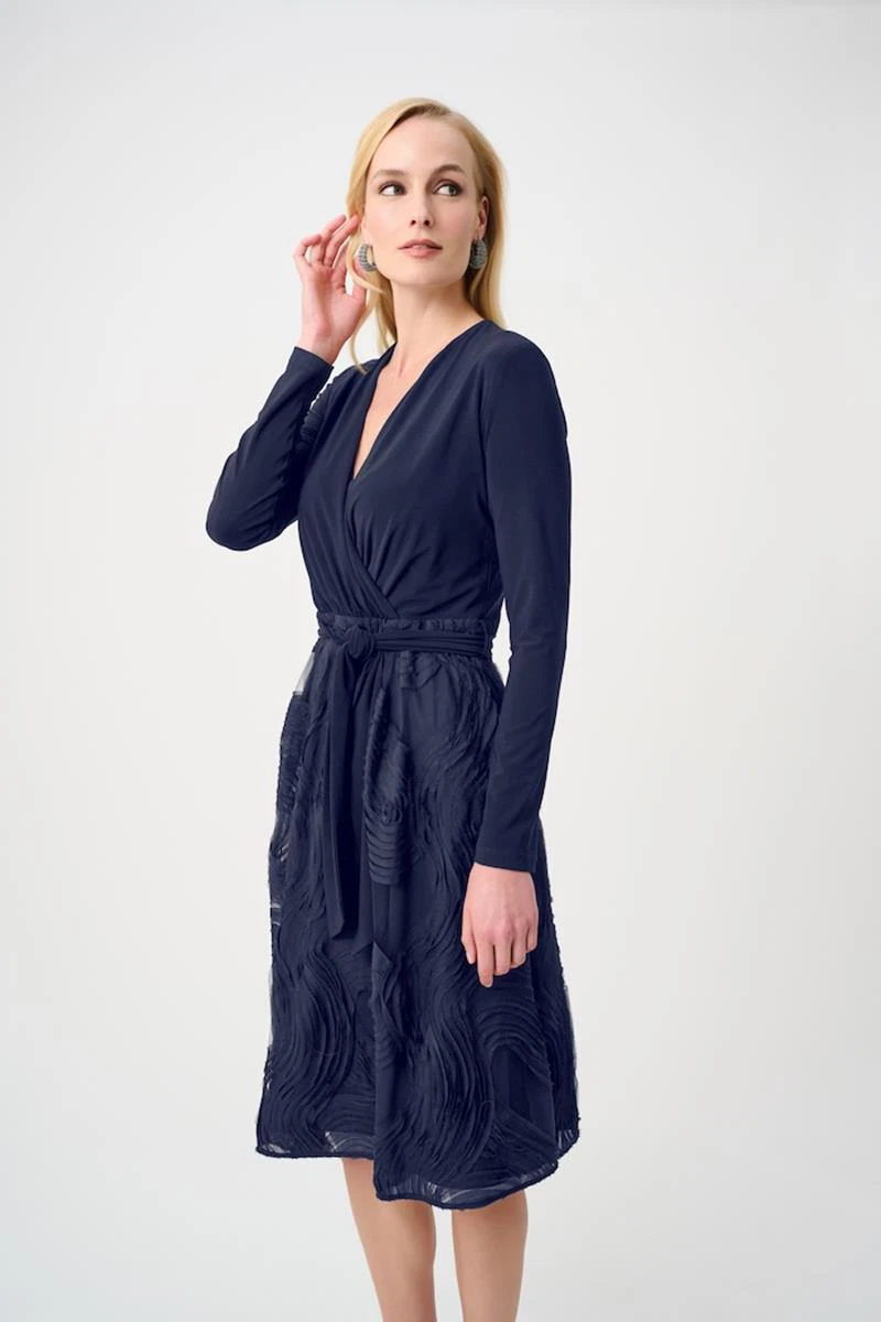 Joseph Ribkoff Jurk 263719 Blauw 1