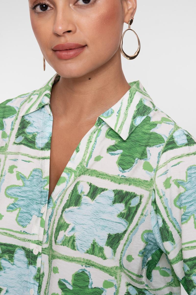 Geisha Blouse 63470-20 Groen 4
