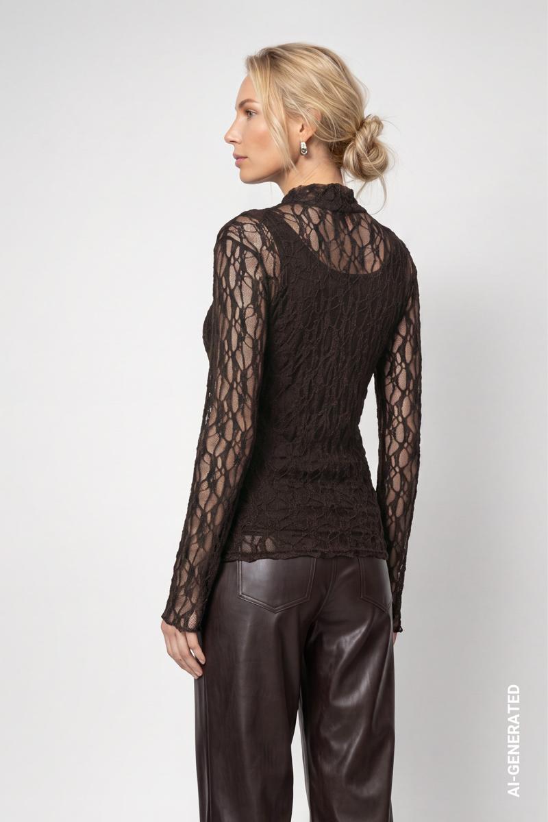 Monari Longsleeve 810586 Bruin 4
