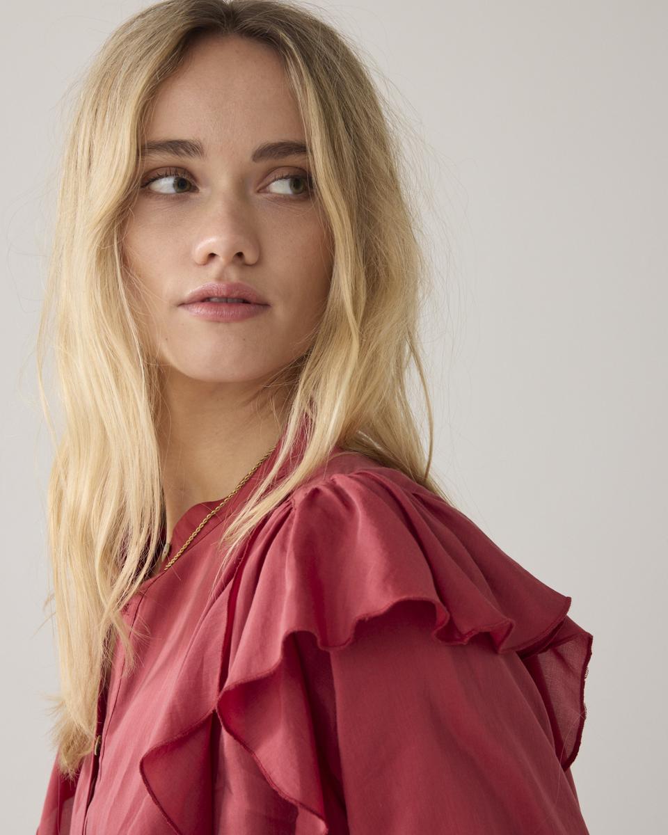 Summum Blouse 2s3431-12370 Rood 4