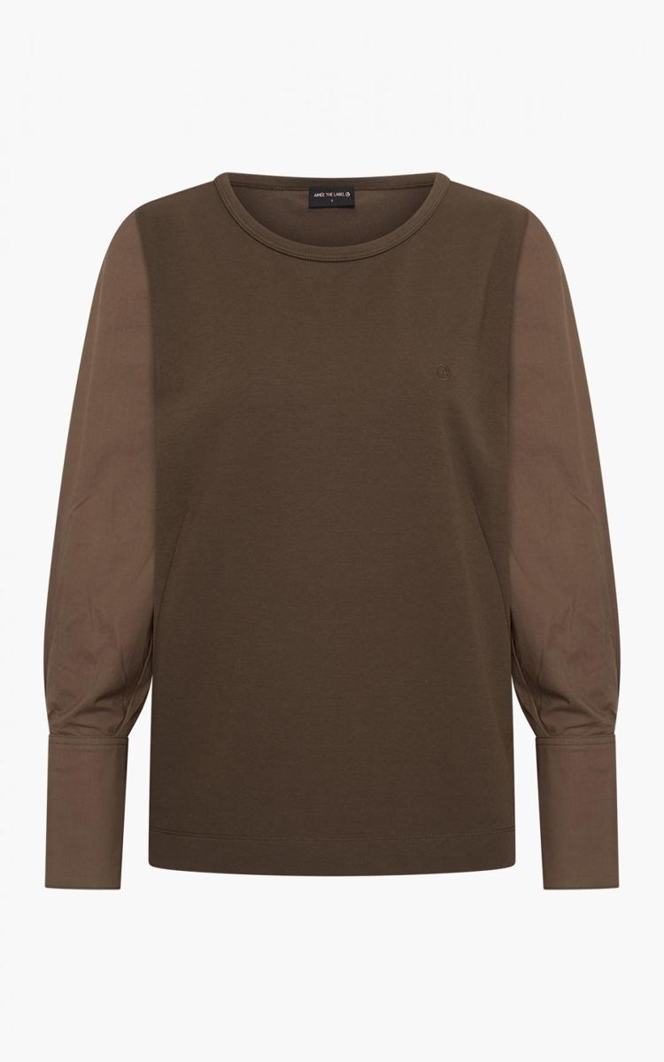 Aimée the Label Longsleeve Hayes Bruin 2
