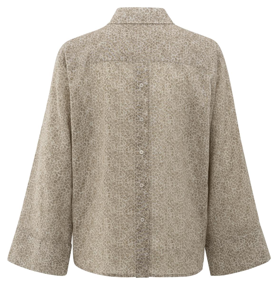 YAYA Blouse 01-201166-507 Taupe 2