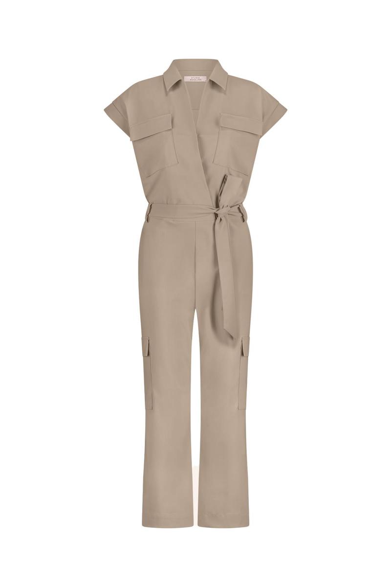 Studio Anneloes Jumpsuit Nancy Cargo Beige 2