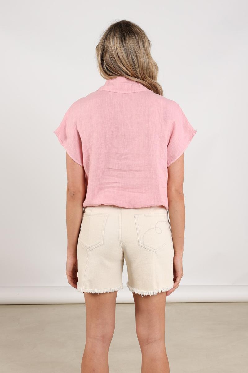 NUKUS Blouse Julietta Roze 3