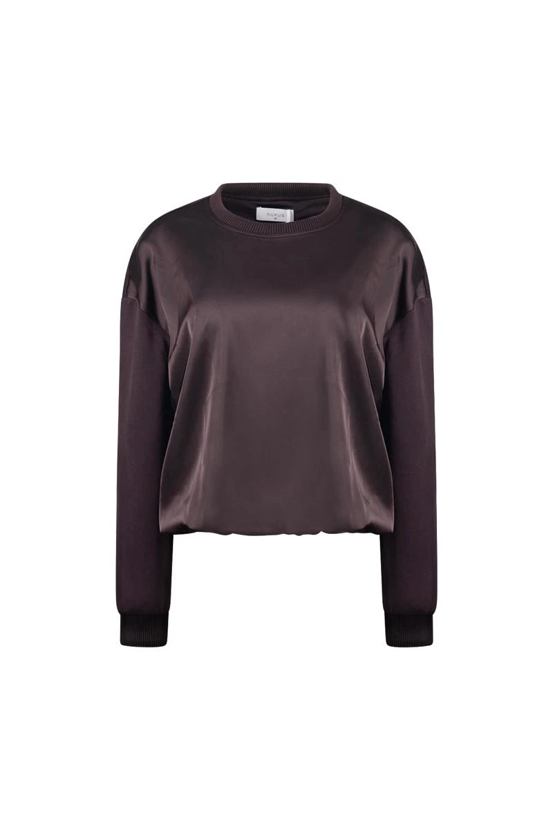 NUKUS Sweater NKF03095 Bruin 1