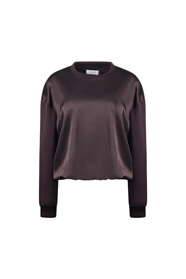 NUKUS Sweater NKF03095 Bruin 1