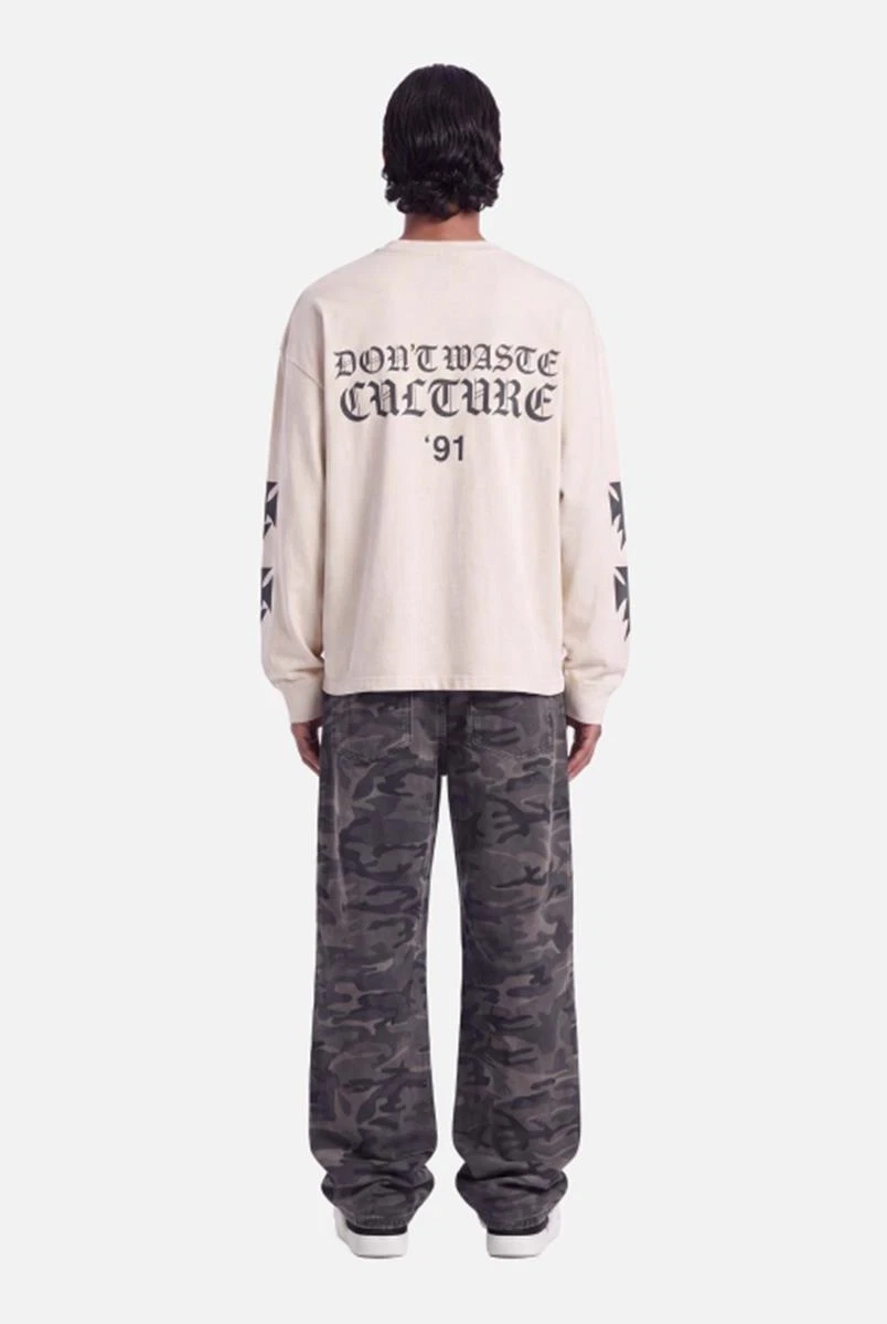 Don't waste culture Longsleeve Fina Beige 4