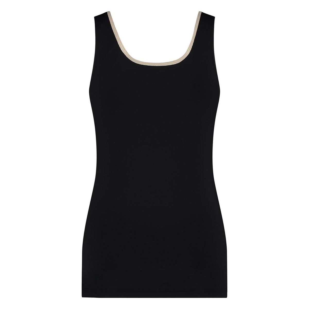 NUKUS Top Juba Singlet Zwart 6
