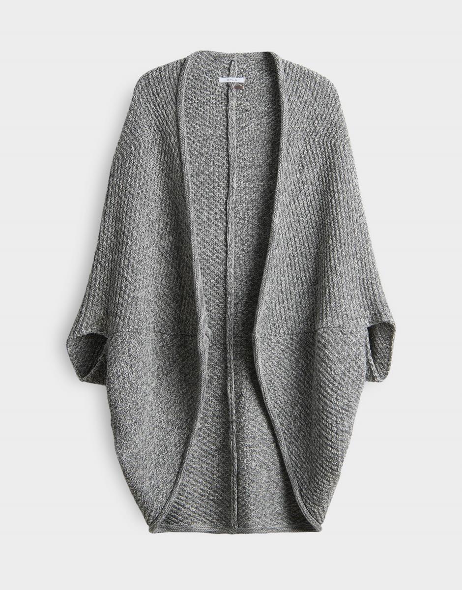 OPUS Sjaal Amaryllis Waffle Grijs 2