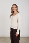 NUKUS Longsleeve NKF01101 Beige 5