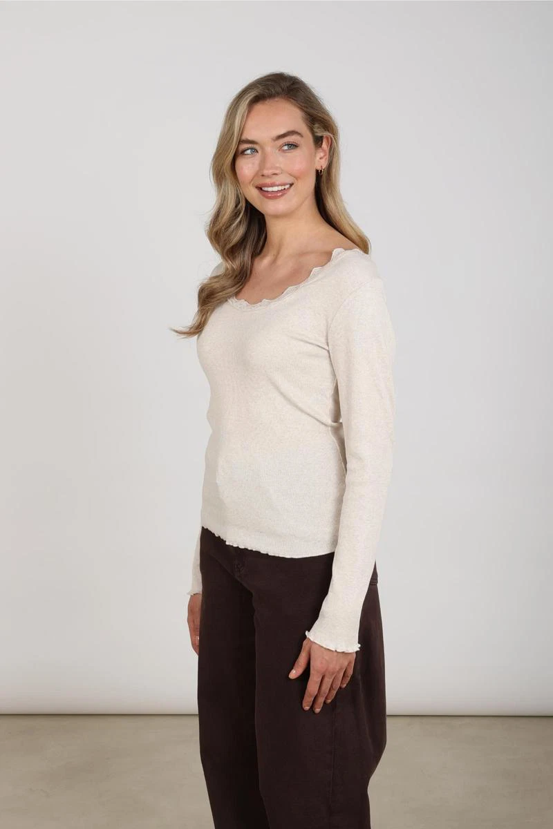 NUKUS Longsleeve NKF01101 Beige 5