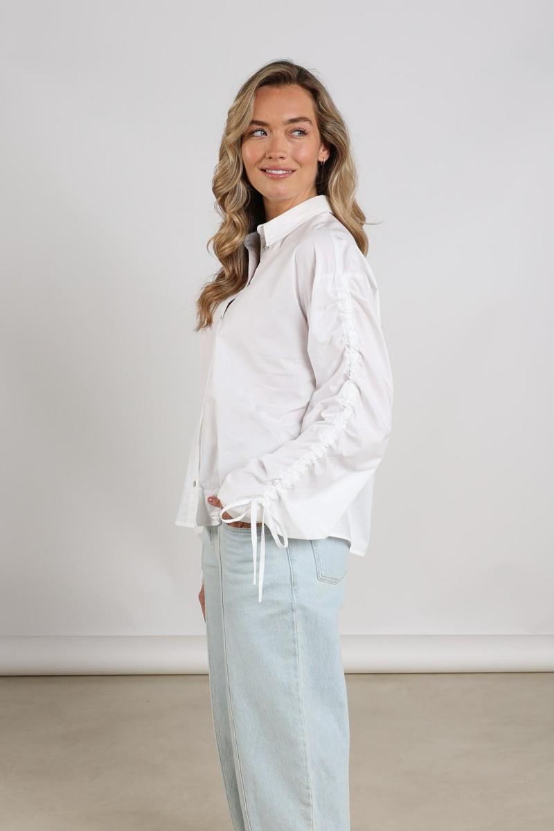 NUKUS Blouse Rosa Off-White 3