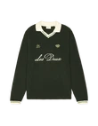 Les Deux Polo Waffle Football Groen 3