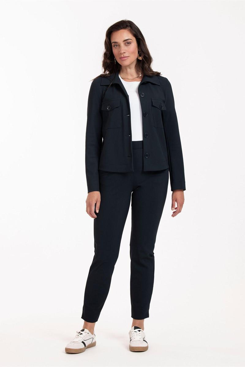 Studio Anneloes Studio Anneloes Blazer Claire bonded jac Blauw 5