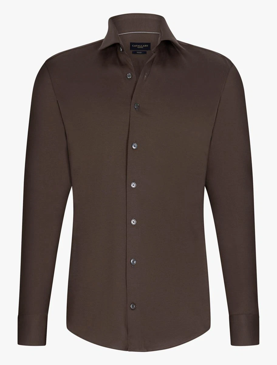 Cavallaro Overhemd 110265000 Taupe 5