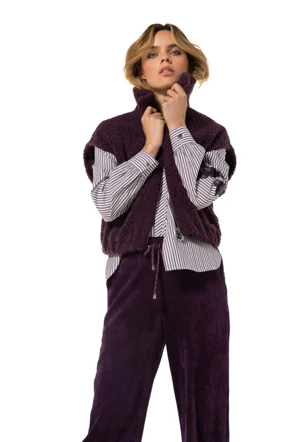 Caroline Biss Gilet 4436 Paars 1