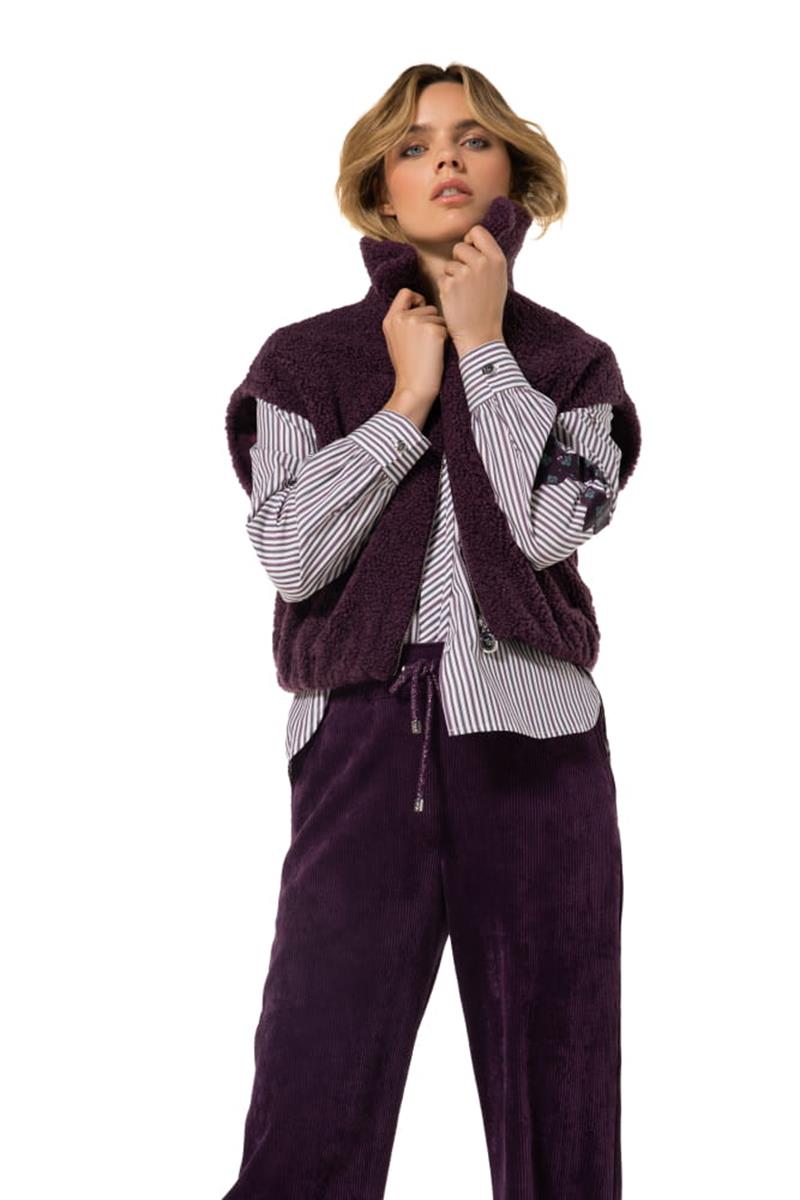 Caroline Biss Gilet 4436 Paars 1