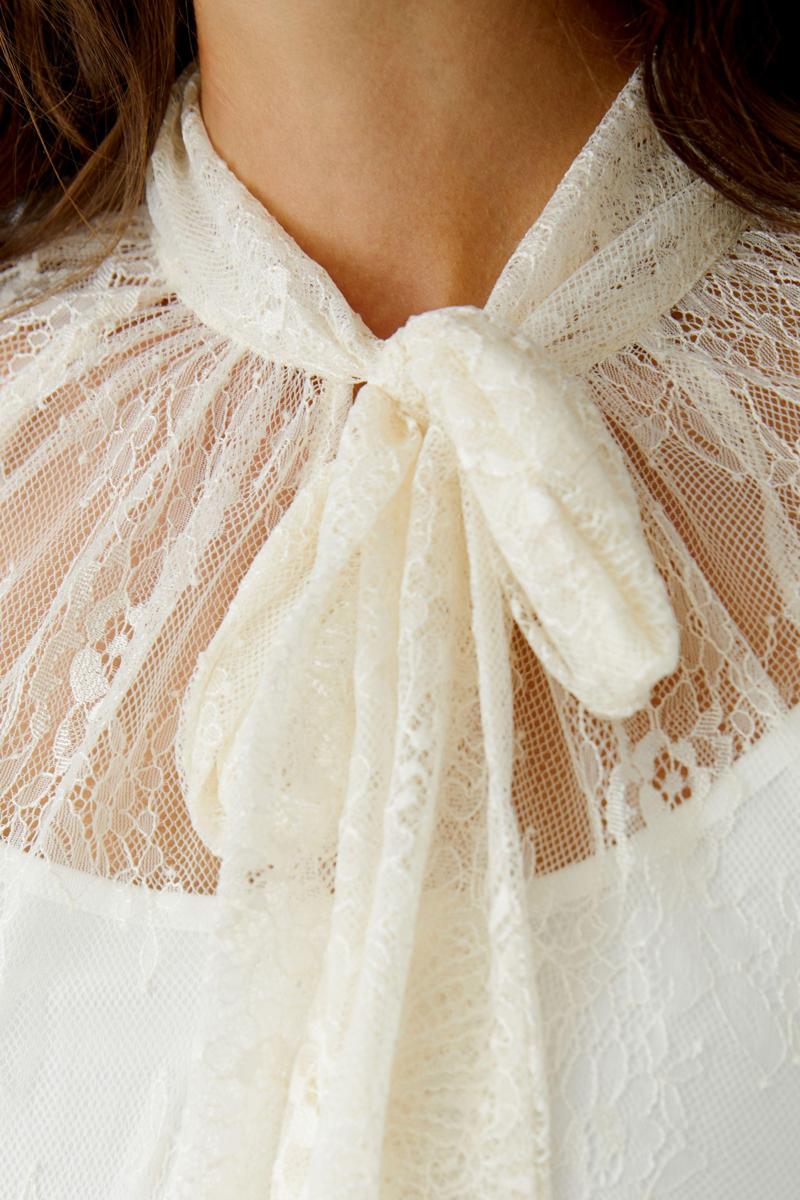 Oui Blouse 0095006 Off-White 4