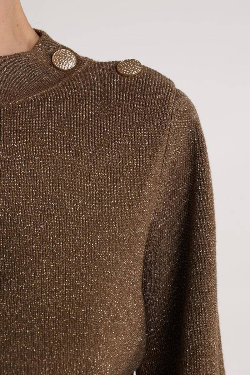 NUKUS Trui Daytona Bruin 5