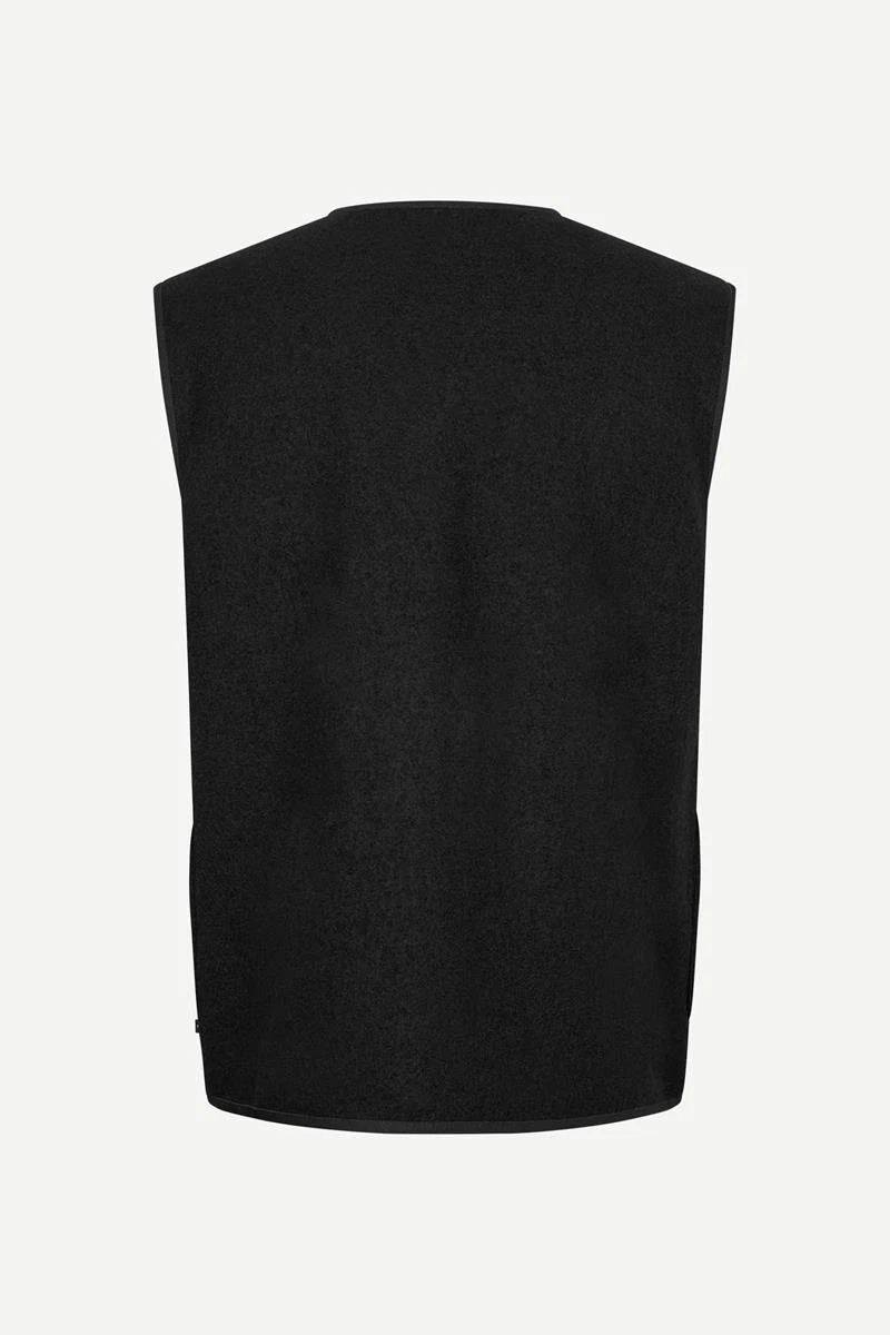 Samsøe Samsøe Vest Sahannes Zwart 4