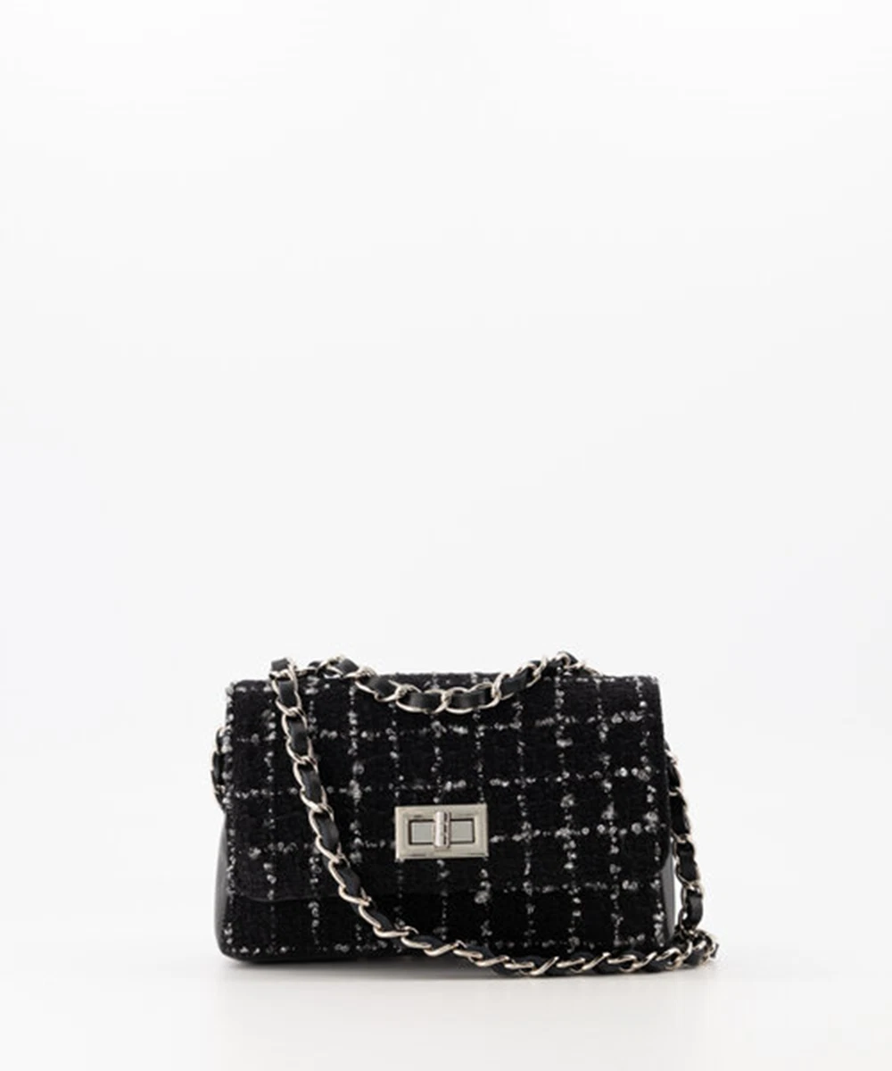 New Apparel New Apparel Tas Audrey Tweed Zilver 1