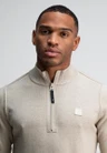 Butcher of Blue Trui Clifden Halfzip Beige 5