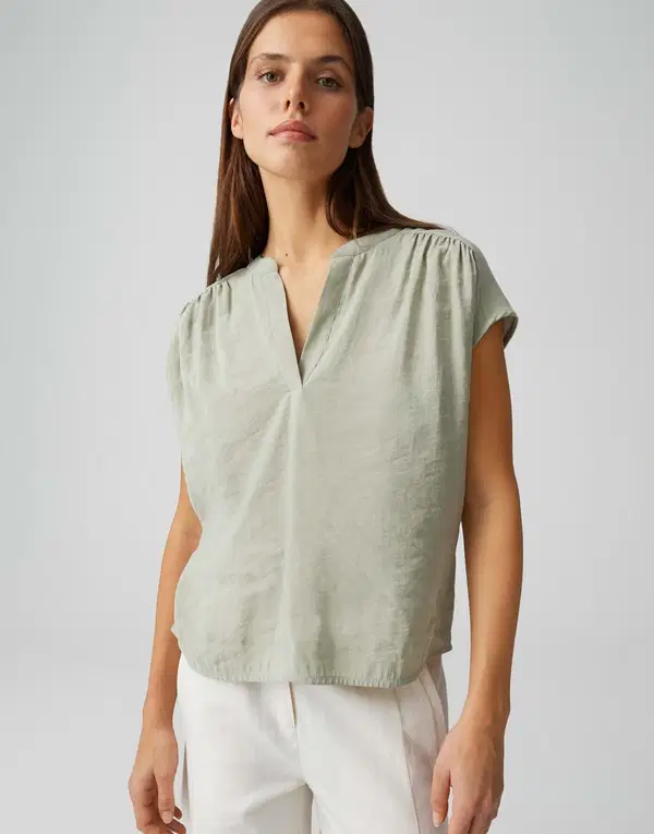OPUS Blouse Sawoko Groen 1