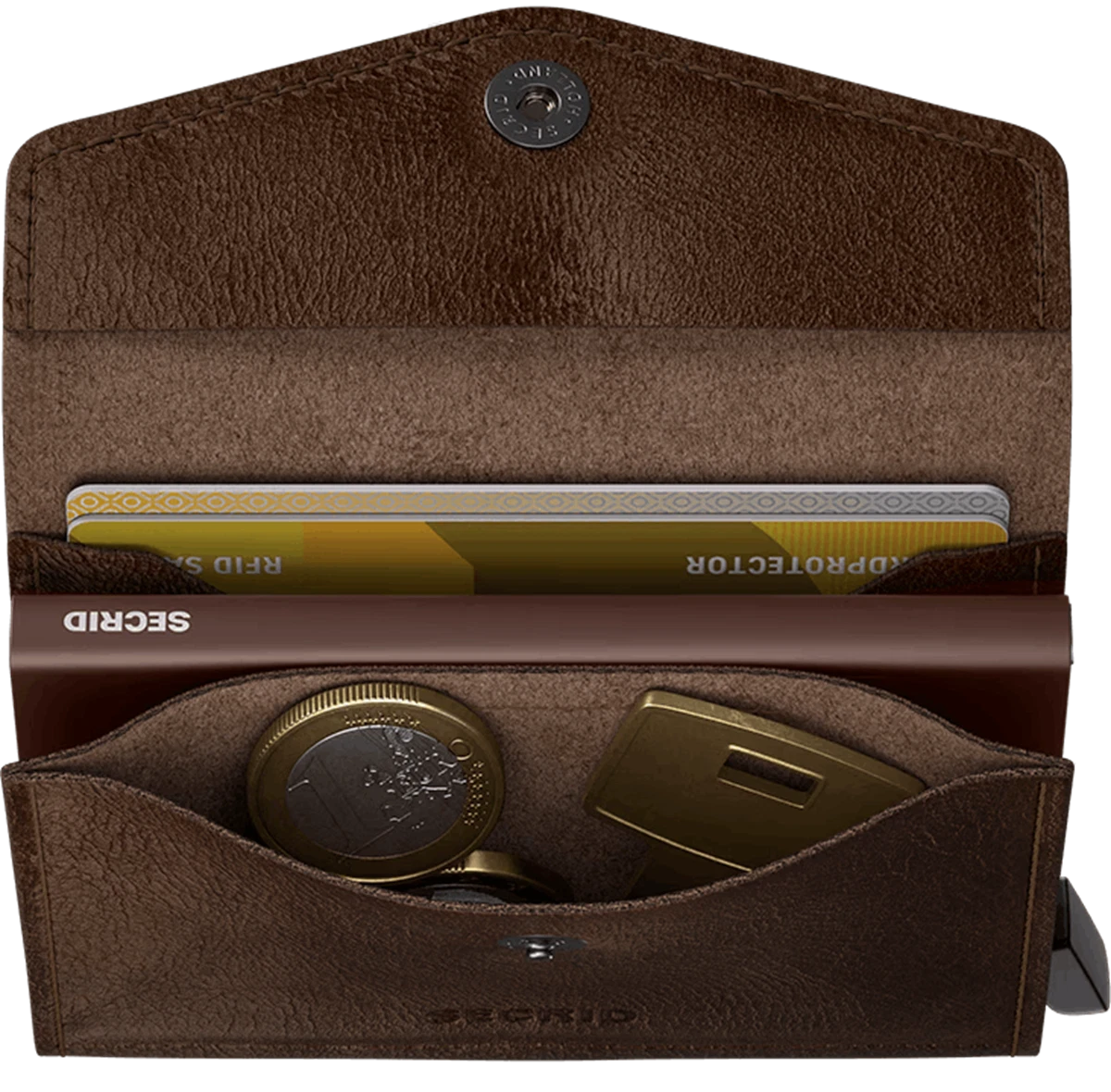 Secrid Wallet EV-Chocolate Bruin 2
