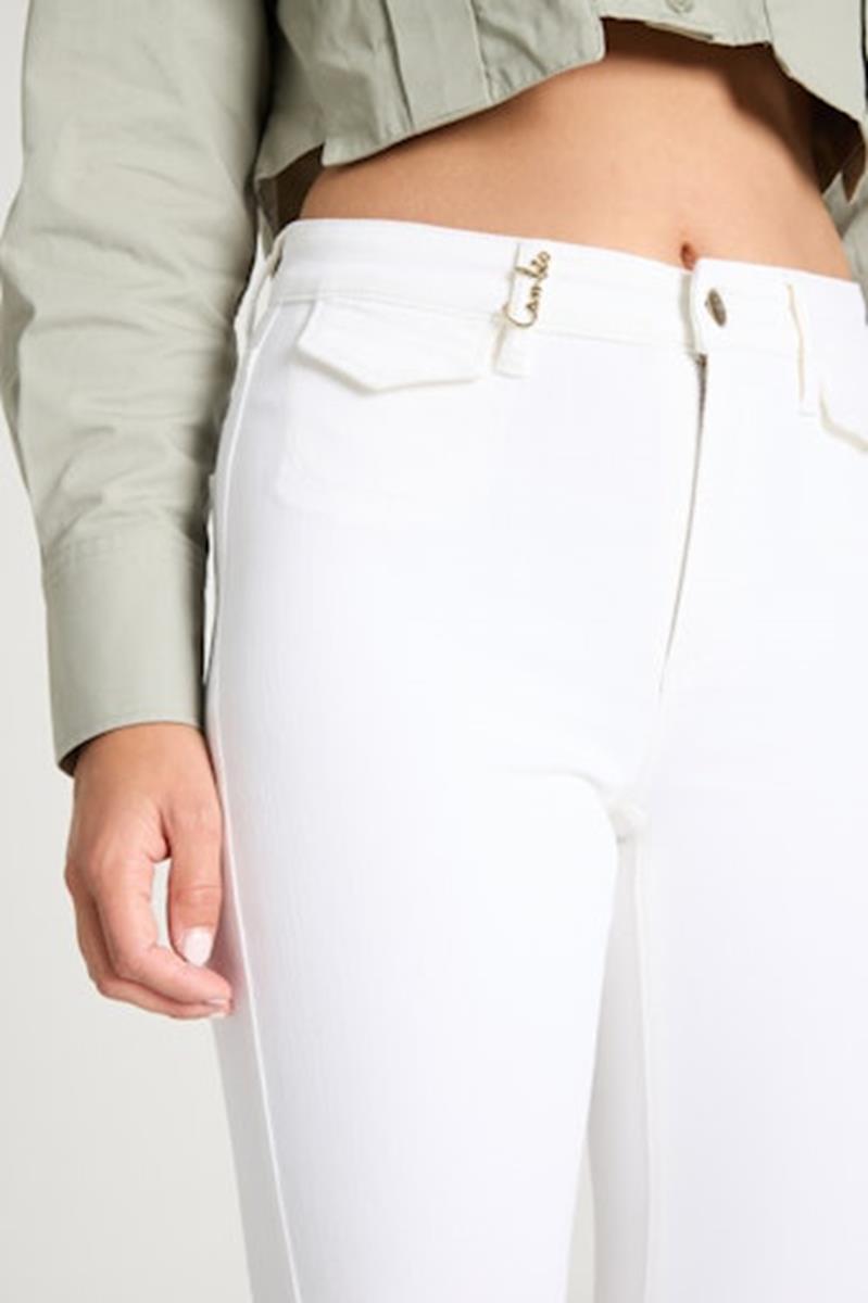 Cambio Jeans Fabienne Pocket Off-White 5