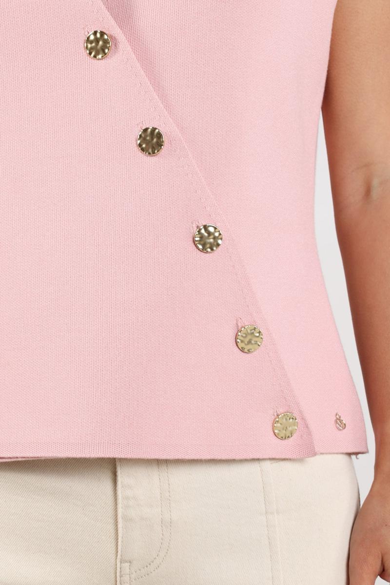 NUKUS Gilet Vera Roze 5