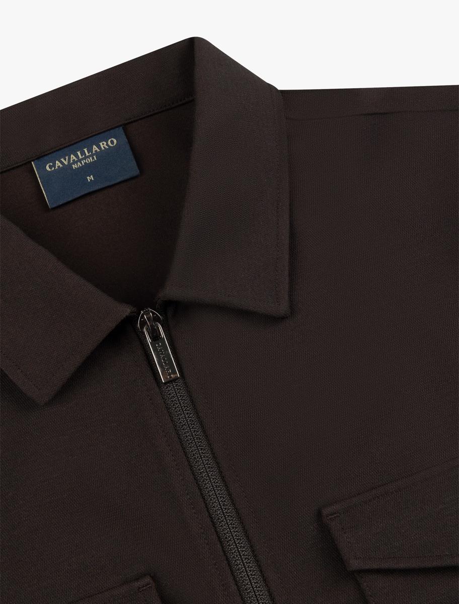 Cavallaro Overshirt 123265013 Bruin 4