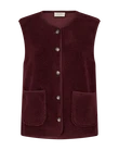 Freequent Gilet Teddy Rood 1