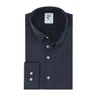 R2 Amsterdam Overhemd NOS.KNIT.003/010 Blauw 2