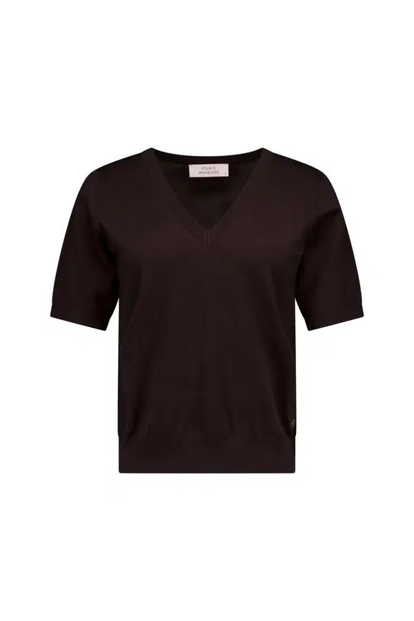 Studio Anneloes Trui Truida pullover Bruin 1